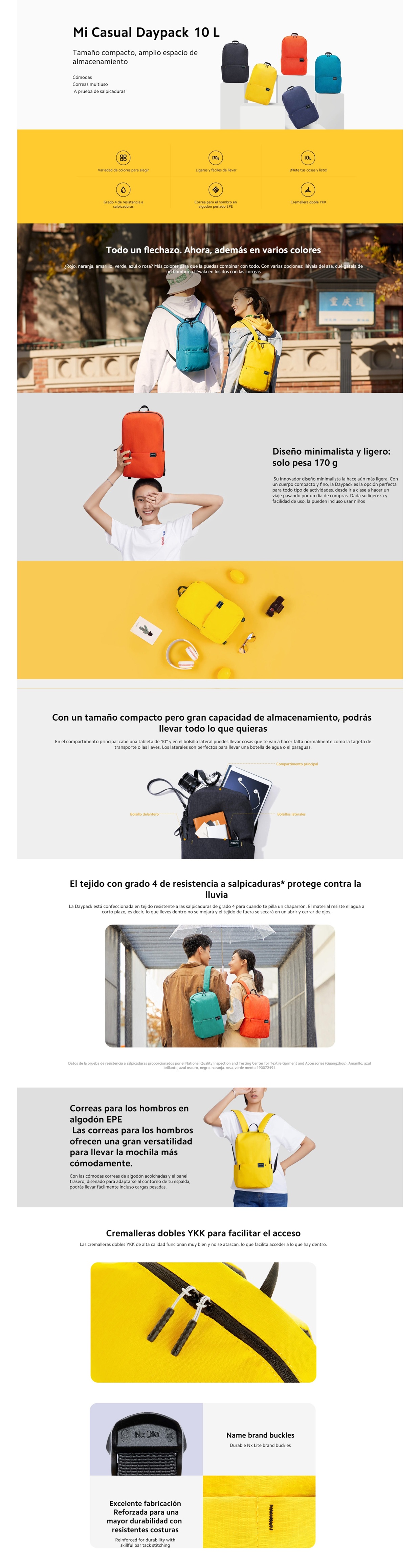 Mochila Xiaomi Mi Casual Daypack 2076