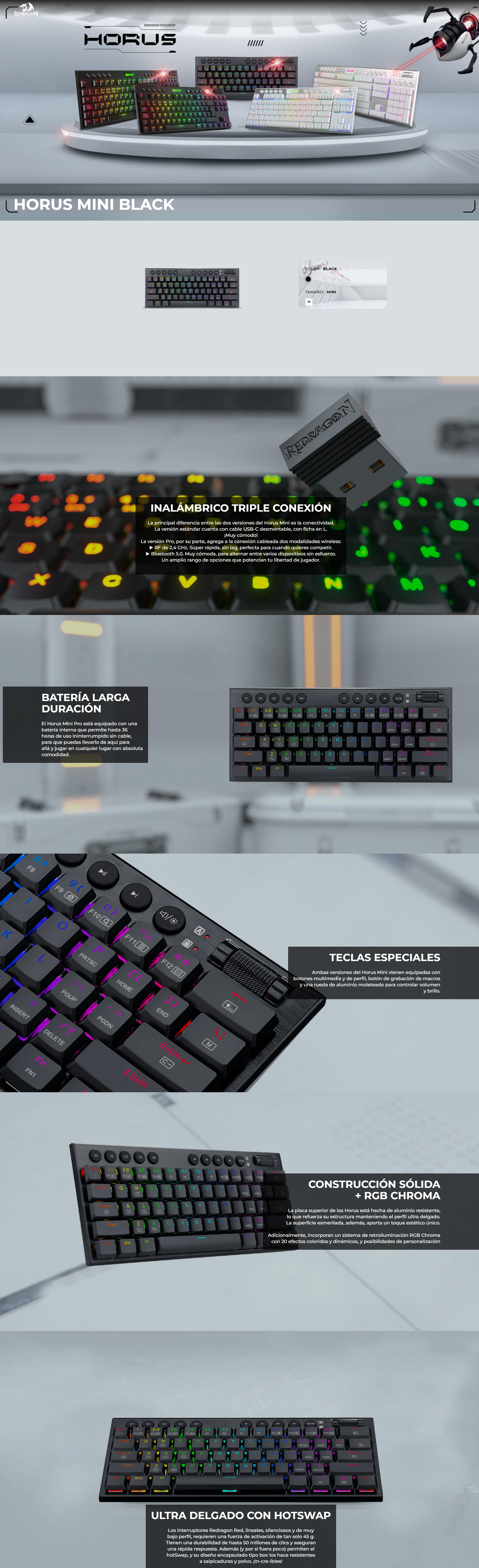 Redragon Horus Mini K632