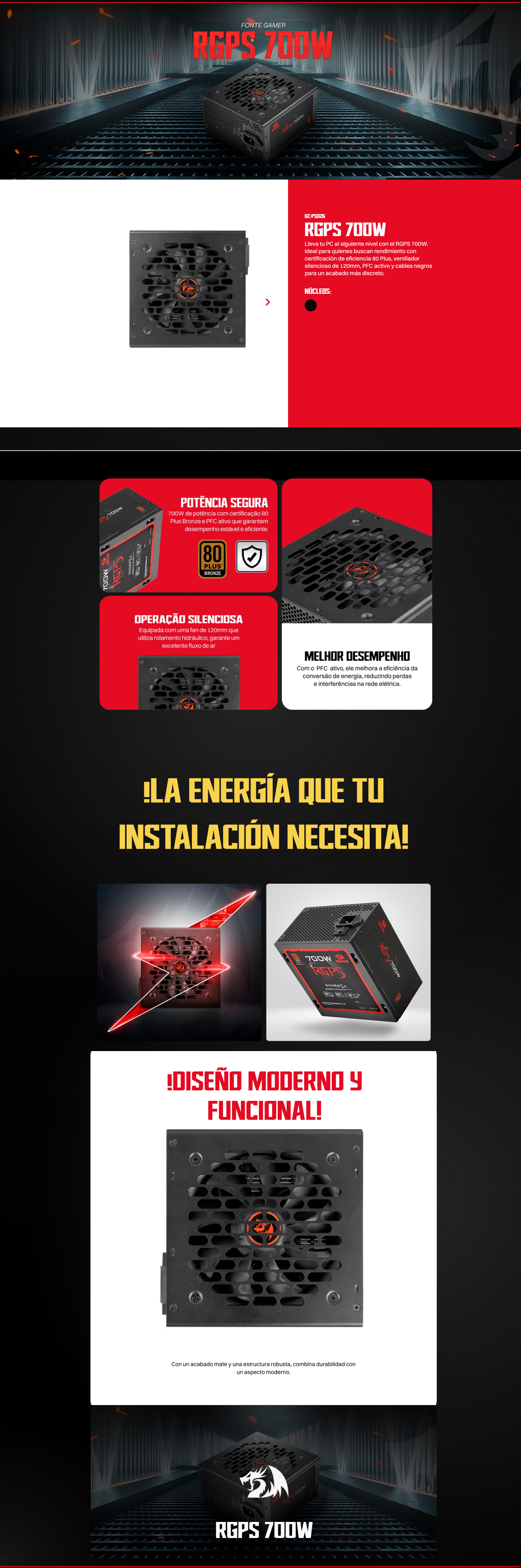 Redragon RGPS-700W