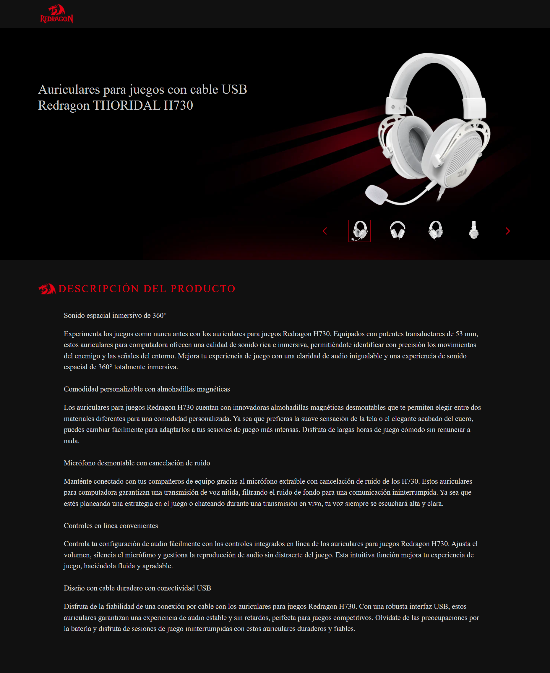 Redragon H730 Thoridal 3D