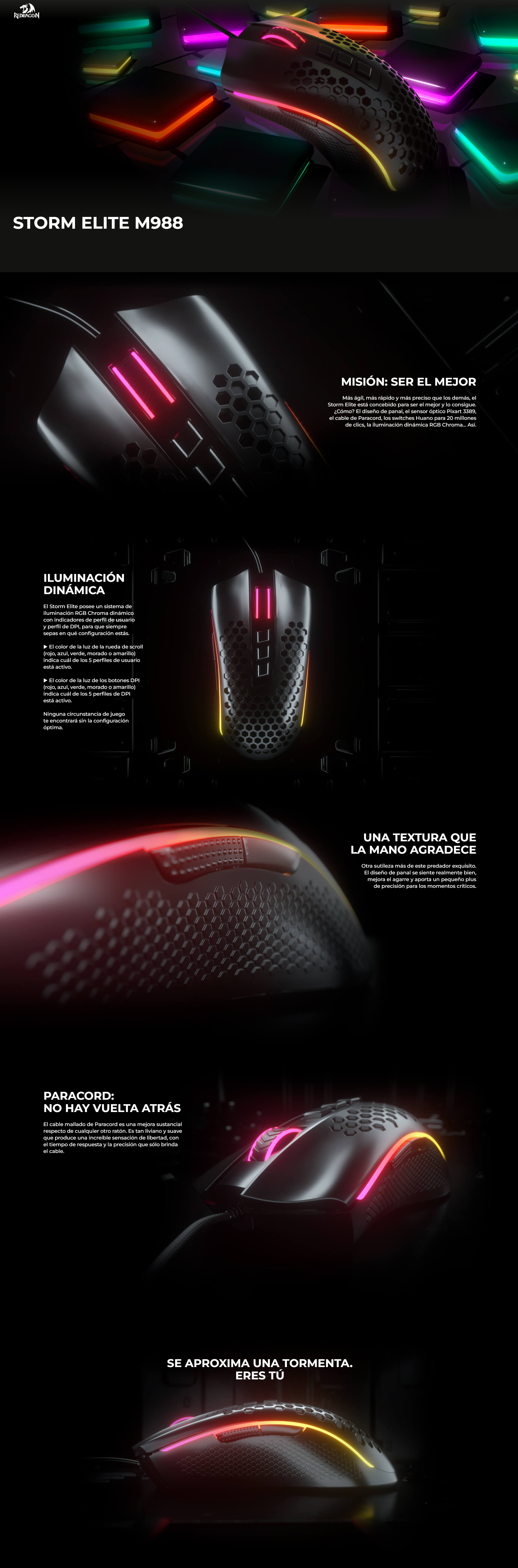 Redragon Storm Elite M988