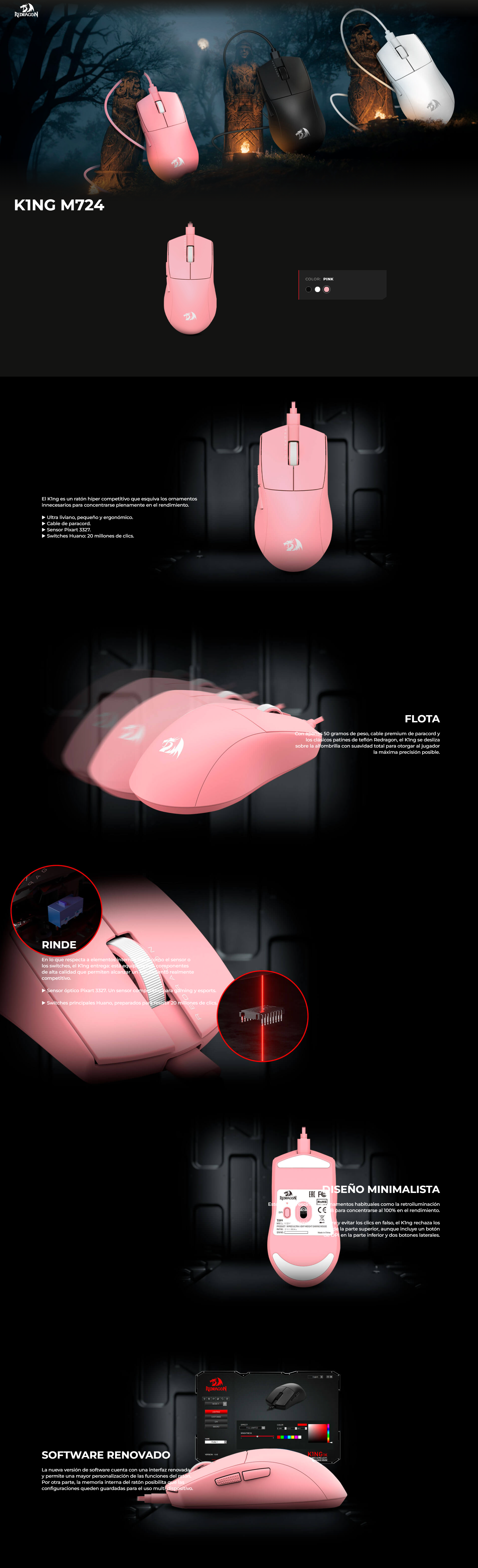 Redragon K1ng M724P